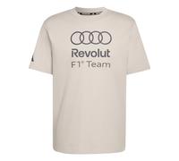adidas Men's Audi Formula ONE Team DNA Graphic TEE, Chalk Pearl, S