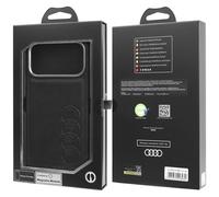 Audi TT Synthetic Leather Case with MagSafe for iPhone 17 Pro Max 6.9" Black