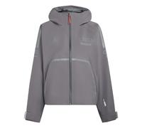 adidas Women's Audi Revolut Formula One Team 2026 Engineers & Marketing Rain Coat, grey strata, L