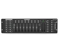 Audibax Control 8-192-channel DMX controller - Sound, TAP Sync or Automatic scene activation - Speed Control - 23 Chases and 6 Sequences - Single DJ Controller