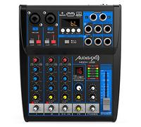 Audibax MG04 USB - Sound Mixer - 4 Channel Audio Mixer - USB Interface Player and Recorder - Bluetooth and MP3 Connection - DSP Multi-Effects - 48 V Phantom Power Supply