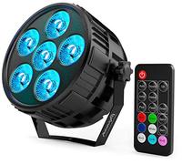 Audibax Montana 36 Mini | 4-in-1 LED RGBw Floodlight | Remote Control Included | Special for Parties | Disco LED Spotlight | Event Headlight | LED Lamp | Sound Activation