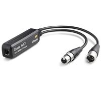 Audinate AES3 audio cable 4 x XLR (3-pin) RJ-45 Black
