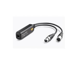 Audinate AES3. Connector 1: 4 x XLR (3-pin) Connector 1 gender: Male Connector 2: RJ-45 Connector 2 gender: Female Product colour: Black