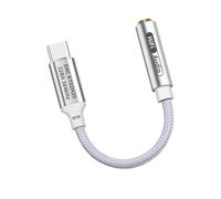 Audio Adapter Converter - Type-C Stereo Plug, Hi-Fi Jack Connector | Compact Noise Reduction Digital Audio Adapter, Type-C to 3.5mm Converter for Headphones Speakers Music Devices Clear Listening