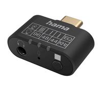 Hama Audio - Adapter Usb-C To 3,5mm Jack Aux Microphone Equalizer Eq PC Notebook