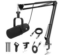 Audio Array AM-C11 Pro XLR/USB Professional Dynamic Microphone Kit | Premium Metal 96kHz/24bit Studio Quality | 2M Cables, Volume Control, Mute & Realtime Monitoring | Streaming, Gaming & podcasting