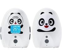 Audio Baby Monitor TimeFlys Mustang Panda, Both Unit Portable, Talk Back Intercom, Long Range up to 1000 ft, Temperature Monitoring and Warning, Lullabies, Vibration, LCD Display, Night Light