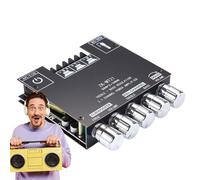 Audio Booster - Compact Amplifier Board, AUX Wired Receiver | 2.1 Channel Subwoofer Module Enhances Deep Bass Fidelity Inside the Theatre Store