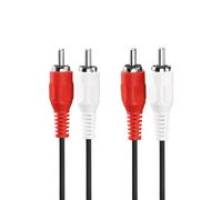 Audio Cable 2x RCA to 2x RCA, 2.5 m