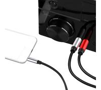 Audio Cable - Audio Splitter | Shielded Stereo 3.5mm to Two Mono Cable | Durable Jacket Reducing Signal Inference, Cords Accessories for Keyboard, Guitar Amplifier
