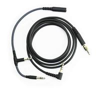 Audio Cable Compatible with Sennheiser Game ONE, Game Zero, PC 373D, GSP 350, GSP 600, GSP 500 Gaming Headsets Black 2.1m/6.5ft