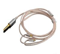Audio Cable for MMCX Earphones with Balanced Output Flexibility Between 3.5mm and 4.4mm and 8-Strand Silver Plated Copper for Consistent Performance (4.4mm Balanced)