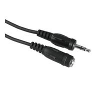 Audio Cable, Male Jack/Female Plug 3.5 mm, Stereo, 5 m
