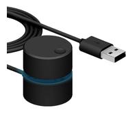 Audio Control for PC - 3.5 x 3.5 x 3.8 cm, ABS Design, Quick Volume Adjustment with Rotation | USB Volume Controller for Desktop Computer, Work,