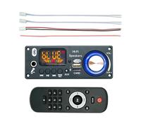 Audio Control Module - USB decodar Chip, MP3 Sound Player | 2x80W Digital Interface With Recording Radio Display For Truck Car Audio Stereo Amplifier Panel Board RV Multimedia Music System