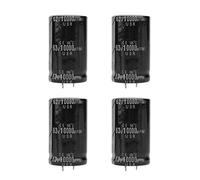 Audio Electrolytic Capacitor 10000uF 63V Audio Amplifier Electronic Component, Pack of 4