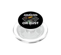 Audio Engineer Analog Or Bust Vintage Gear PopSockets PopGrip for MagSafe