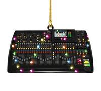 Audio Engineer Christmas Decorations - Unique Soundmixer Christmas Ornaments, Handmade Miniature Recording Studio Design, Durable Material | Perfect Desk Accessory for the S