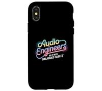 Audio Engineer Do It With Balanced Cables Recording Studio Case for iPhone X/XS