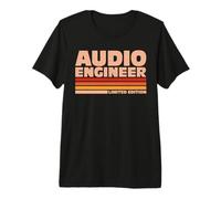 Audio Engineer Retro Sunrise Premium T-Shirt