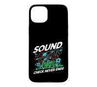 Audio Engineer Sound Check Never Ends Live Crew Graphic Case for iPhone 15 Plus