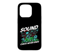 Audio Engineer Sound Check Never Ends Live Crew Graphic Case for iPhone 15 Pro