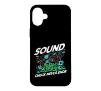 Audio Engineer Sound Check Never Ends Live Crew Graphic Case for iPhone 16 Plus