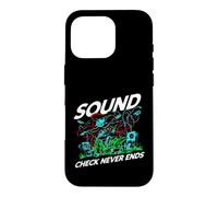 Audio Engineer Sound Check Never Ends Live Crew Graphic Case for iPhone 16 Pro