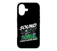 Audio Engineer Sound Check Never Ends Live Crew Graphic Case for iPhone 17