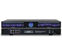 Audio Equalizer, 22-Band Stereo Graphic Component Equalizers with 10 Preset Effects, Dual Channel 1U Rack Mount, Automatic Noise Reduction, Hifi Home EQ Tuning.