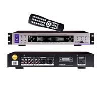 Audio Equalizer, Digital Graphics Equalizer, 32-Segment Music Spectrum Display, With Bluetooth, Volume Control, Remote Control, 12 Rhythm Modes, Suitable For Recording Studios A