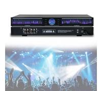 Audio Equalizer, Dual Channel Stereo Graphic Equalizer with 10 Preset Effects, Automatic Noise Reduction, Low, Mid, Treble Adjustment for Recording and Home Use