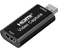 Audio Express AXHDCAP 4K HDMI Video Capture Card, Cam Link Card Game Audio Adapter HDMI to USB 2.0 Record Capture Device for Streaming, Live Broadcasting, Video Conference, Teaching, Gaming