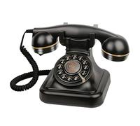 Audio Guest Book Wedding Phone can Record Customized Audio Guest Books for Weddings, banquets and Parties, and it Supports Playing Guests' Voice Message Information on The Device Itself.(Black)