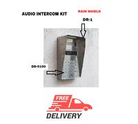 Audio intercom KIT DD-5100 for apartment buildings + DR-1 Rain shield