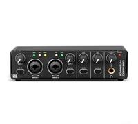 Audio Interface 24Bit Professional Recording Sound Card For Guitar Live, Mic Preamplifiers