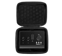 Audio Interface Carrying Case, Compatible with Audient iD14/iD4 MK2 / Stream OTG, Soft Lining with Groove Fit, Mesh Pocket for Cables and Accessories, Ideal for Studio Recording and Travel Use