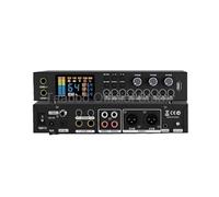 Audio Mixer, 24W 16 Effects Digital Pre-Effector Bluetooth Sound Box DJ Mixer Console Amplifier Speaker Wireless Monitoring System(K160 With XLR)