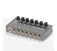Audio Mixer, 4/6/8 Channel Line Mixer 4-Channel Line Mixer Replacement For Various Audio Mixing Applications(6 Channel)