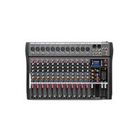 Audio Mixer, 6 8 12 Channel Professional Audio Mixer Computer Sta Recording USB Sound Card DJ Controller Mixer Digital Consoles(12 channel)