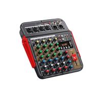 Audio Mixer, 6-Channel Mixing Console Mixer Sound Mixing DJ Console For Outdoor Party Recording Studio Computer 2025 New