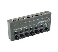 Audio Mixer 6 Input Audio Mixer Portable Sound Mixer for Small Clubs Bars