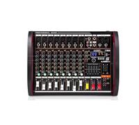 Audio Mixer, 8 Channel Digital Mixer Mixing Console USB Computer Power Live Broaast Recording DJ Equipment Professional for Studio Karaoke