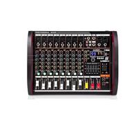 Audio Mixer, 8 Channel Digital Mixer Mixing Console USB Computer Power Live Broaast Recording DJ Equipment Professional for Studio Karaoke