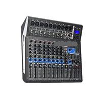 Audio Mixer, 8 Channel Digital Mixer Sound Mixing Console With 24 Dsp Digital Effects Usb Mp3 Dj Reverberation Console-THSDXC84345