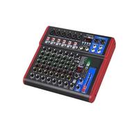 Audio Mixer, 8 Channel Mixer Interface For DJ Mixing Console Controller Recording Studio With 99 DSP Digital Effects for Studio Karaoke