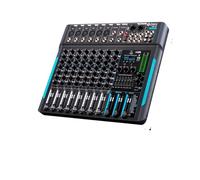 Audio Mixer, 99 Dsp Mixer Dj Controller 10 Channels Reverb Recording Mixing With Bluetooth 5.0 Professional Performance-THSDXC84295