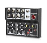 Audio Mixer, Audio Mixer Professal 8 Channel Console Dj Digital Center e Interface Portable Sound Frequency Table Amplify Card Mixing,PC, Recording Studio and Gaming