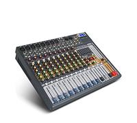Audio Mixer, Clean Sound!12 Channels Mixer Dj 48V Phantom Power Usb For Recording Stage